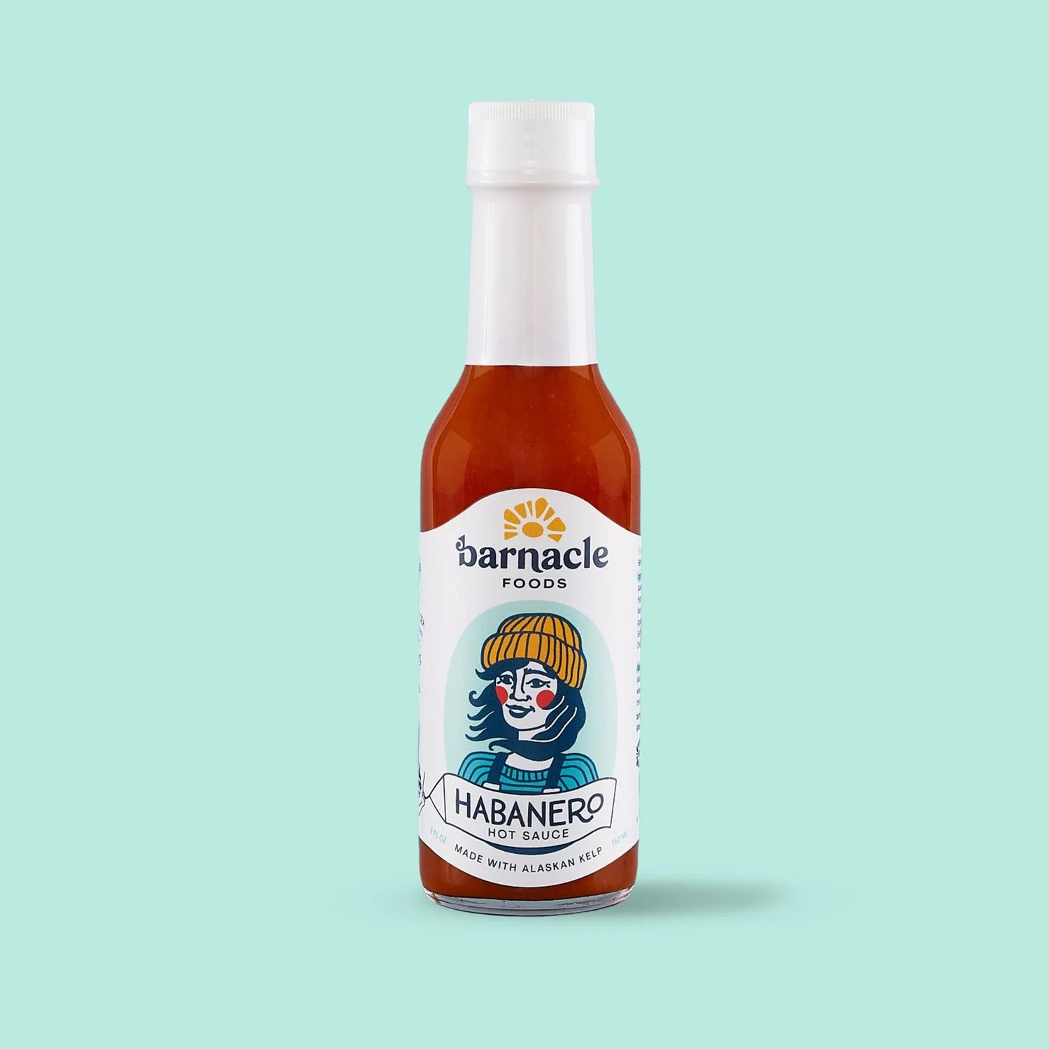 Barnacle Foods Alaskan Bullwhip Kelp Habanero Hot Sauce