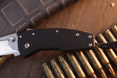Demko Knives Razor Shark 2.375" Shark Lock Folder / Black GRN / Stainless Replaceable Razor ( Pre Owned )