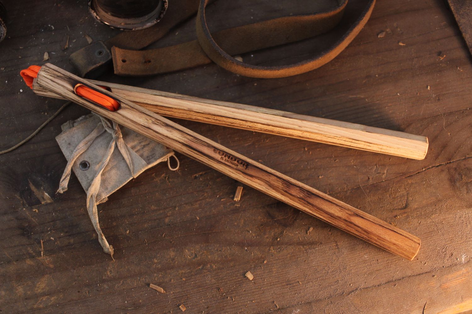 Condor Speedchucks 12" Nunchucks / Burnt American Hickory