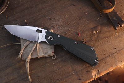 Strider Knives SMF CC Dagger 4" Framelock Folder / Forest Green G-10 / Stonewashed MagnaCut ( Pre Owned )