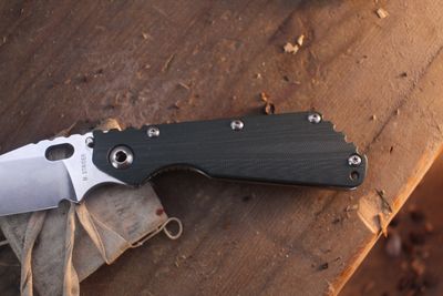 Strider Knives SMF CC Dagger 4" Framelock Folder / Forest Green G-10 / Stonewashed MagnaCut ( Pre Owned )
