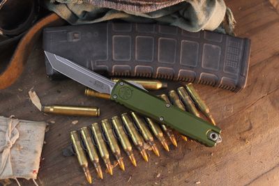 Microtech Ultratech Gen IV T/E 3.55" OTF Auto / OD Green Aluminum / Apocalyptic M390MK