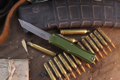 Microtech Mini Hera II T/E 3" OTF AUTO / OD Green Aluminum / Apocalyptic M390MK