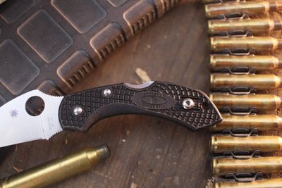 Spyderco Dragonfly 2 2.28" Lockback Folder / Black FRN / Satin VG-10 ( Pre Owned )