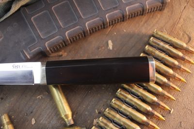 Cold Steel SISU 4" FIxed Blade / Black Linen Micarta / Mirror Polished VG-1 San Mai III ( Pre Owned )
