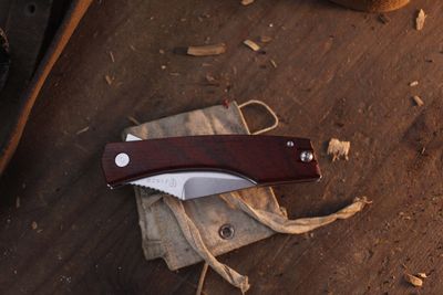 Finch Knives Medieval Madness 3" Linerlock Flipper / Cocobolo / Satin 14C28N