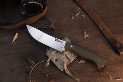 MKC Stonewall 4.85" Fixed Blade / OD Green G-10 / Satin MagnaCut ( Pre Owned )
