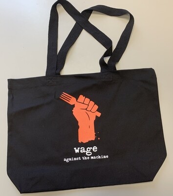 Wage Against the Machine Canvas Tote Bag