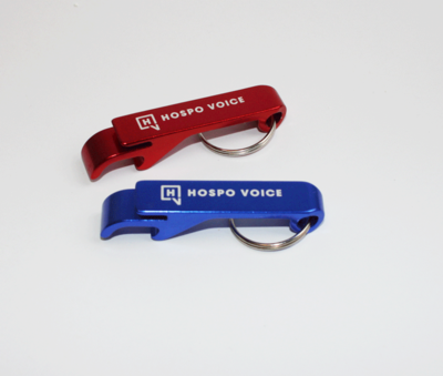 Hospo Voice Bottle Opener Key Ring