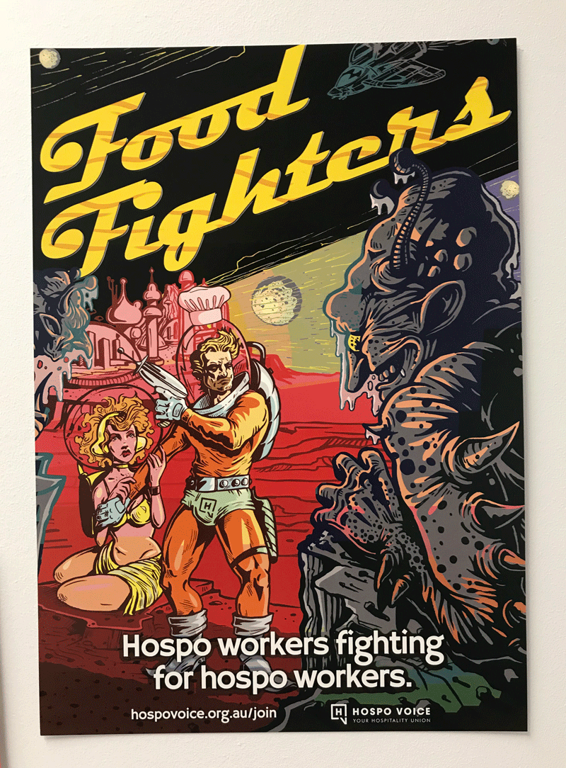Food Fighters A3 Poster