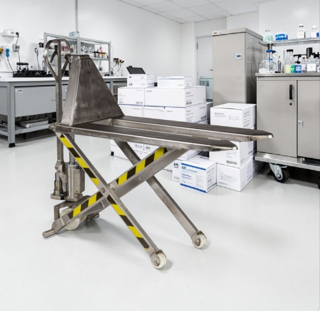 Inox manuele schaartanspallet
