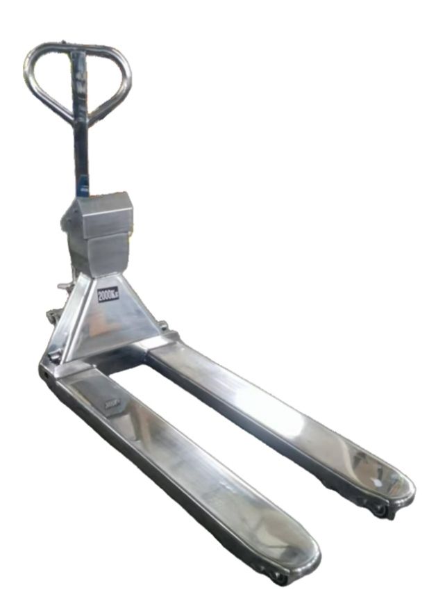 Premium inox manuele weegtranspallet
