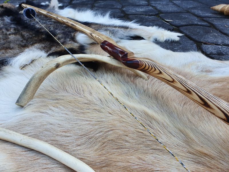 Tiger Stripe Long Bow-