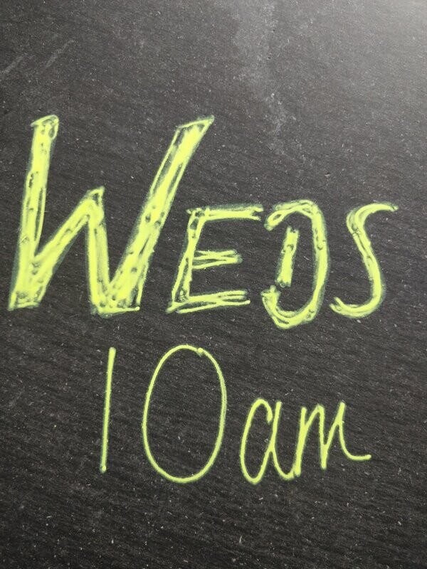 7 Week Course Wednesdays 10am
