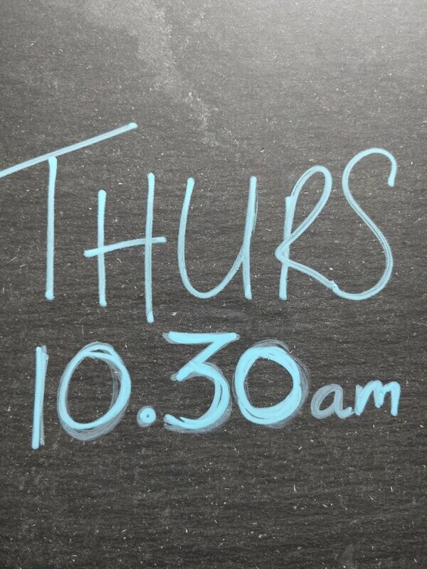 7 Week Course Thursdays 10.am