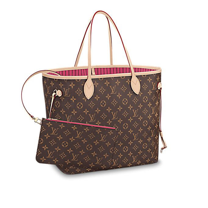 NEW LV Neverfull GM with wristlet - complete inclusion
