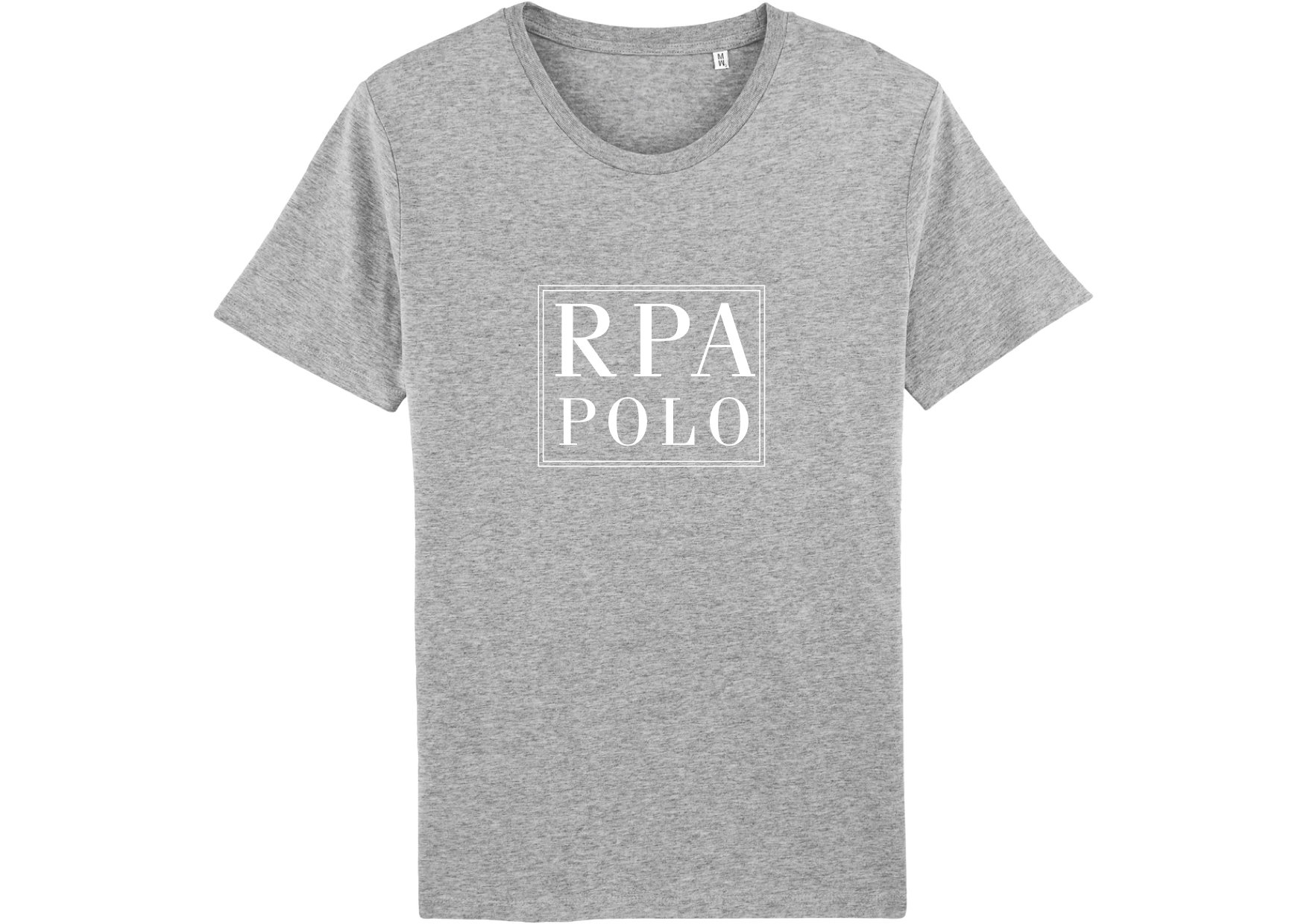 T-Shirt "RPA POLO" in heather grey 00000