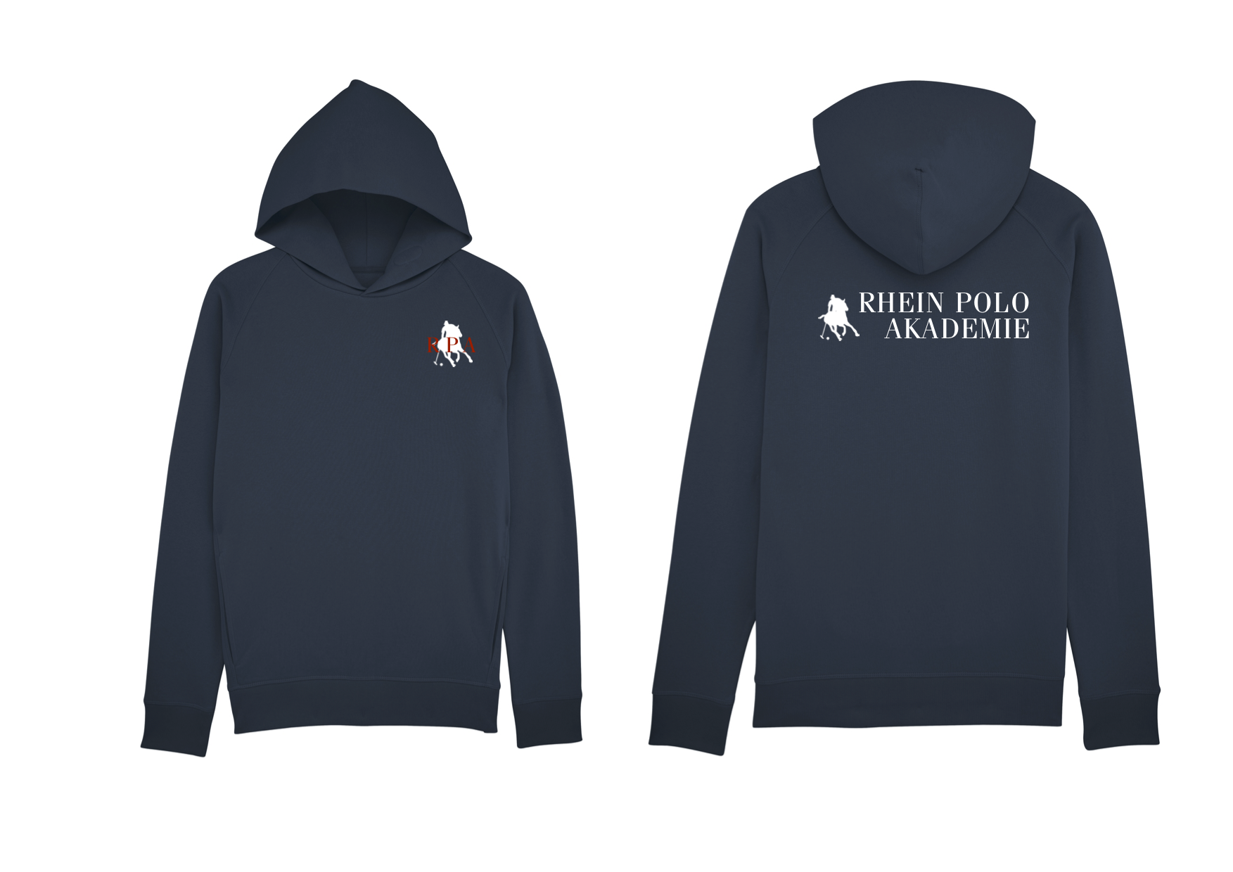 Herren Hoodie mit Raglan Ärmeln in "Navy" 00020
