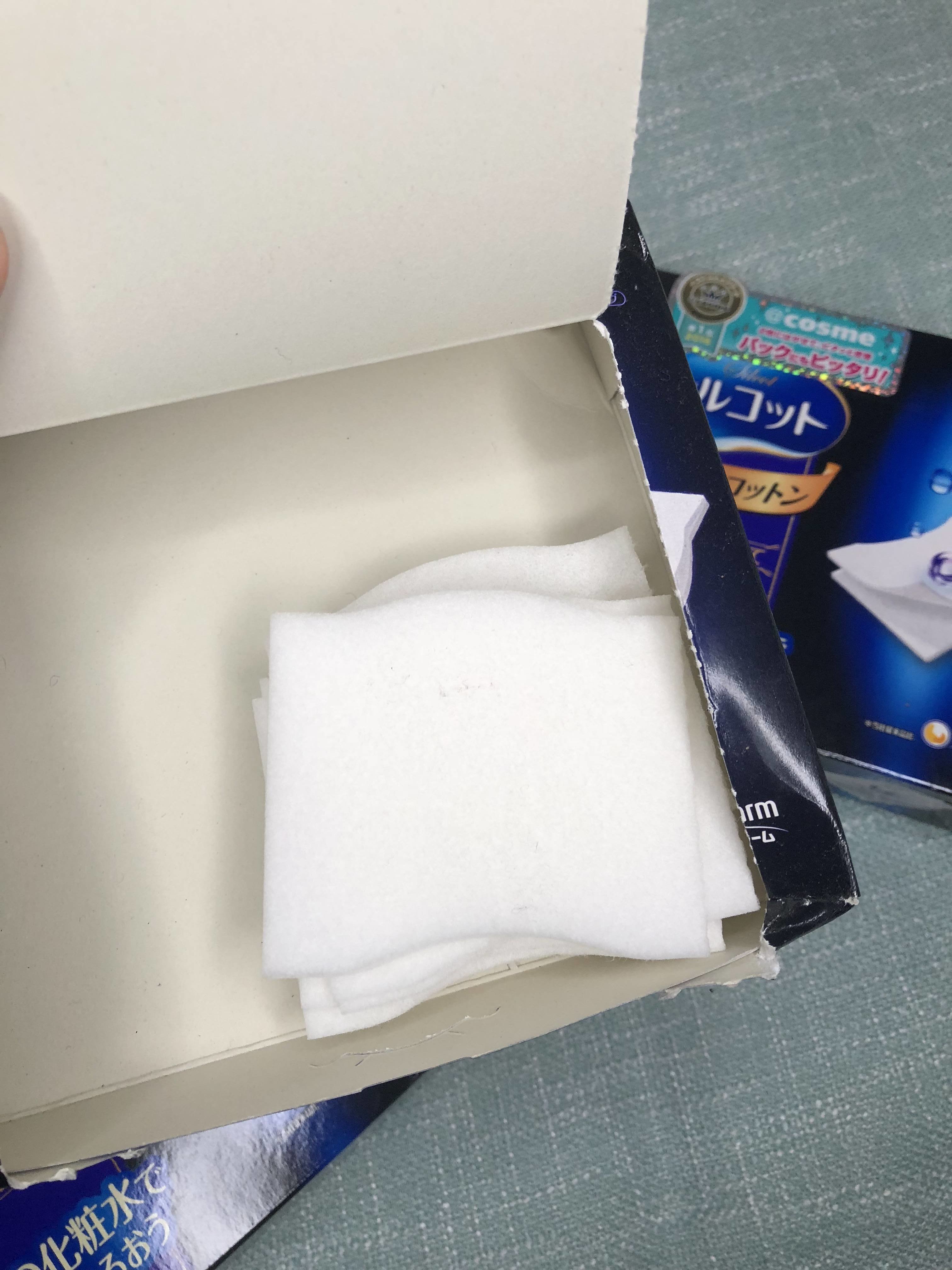 Unicharm Cotton pad  # Blue