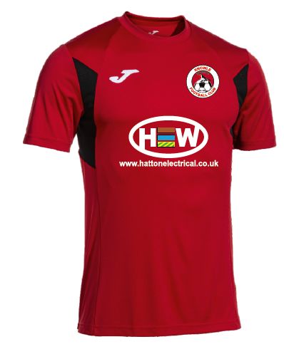 Knowle Home Shirt - Winner III short sleeve red/black