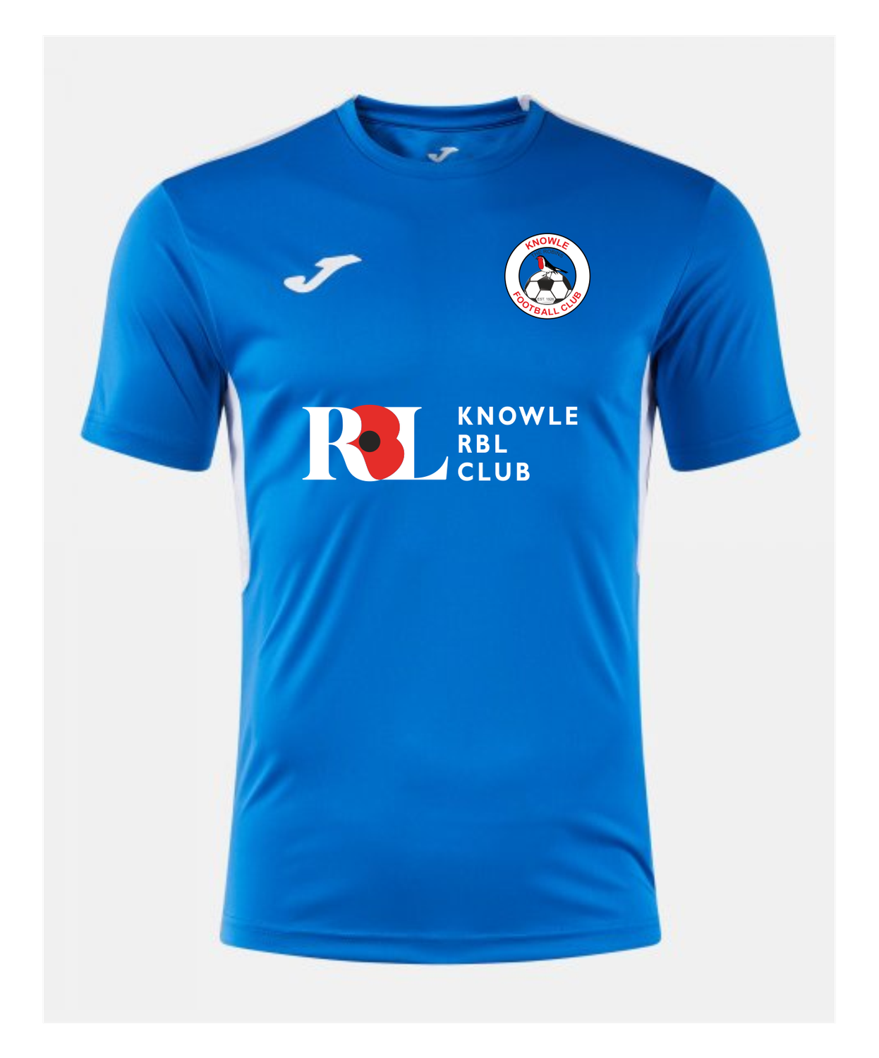 Knowle FC Away Shirt - Short Sleeve in Blue/White Knowle FC Away Shirt - Short Sleeve in Blue/White