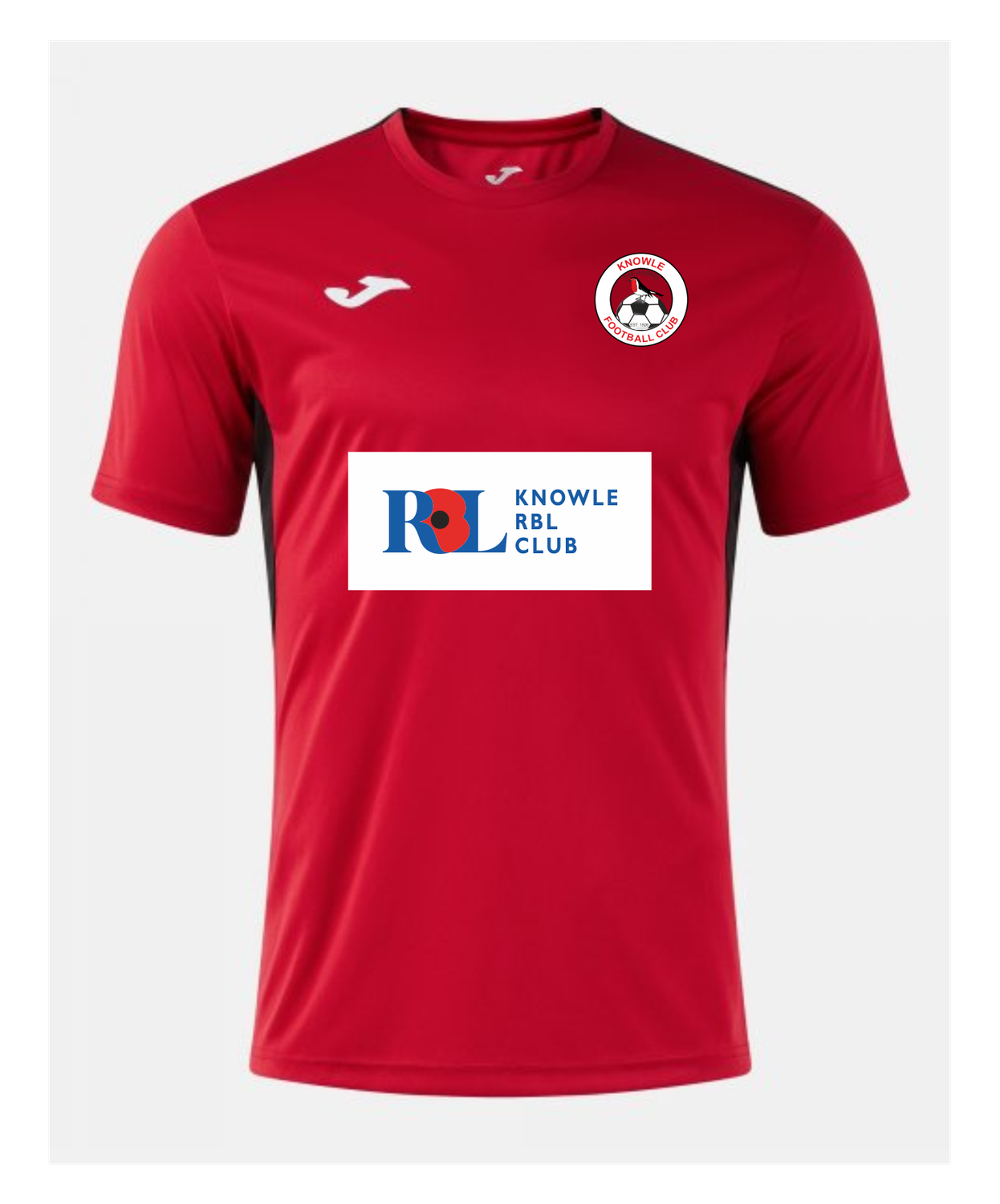 Knowle FC Home Shirt - Short sleeve red/black Knowle FC Home Shirt - Short sleeve red/black