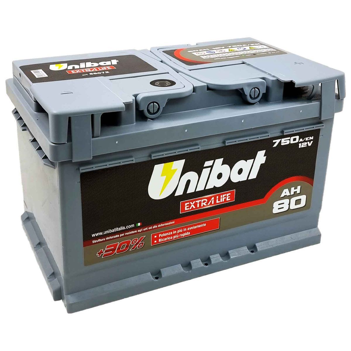 Batteria UniBat Auto linea potenziata