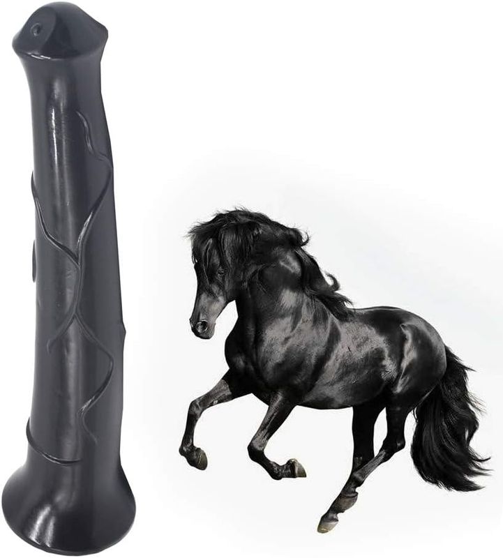 Black Horse Cock 16 inch