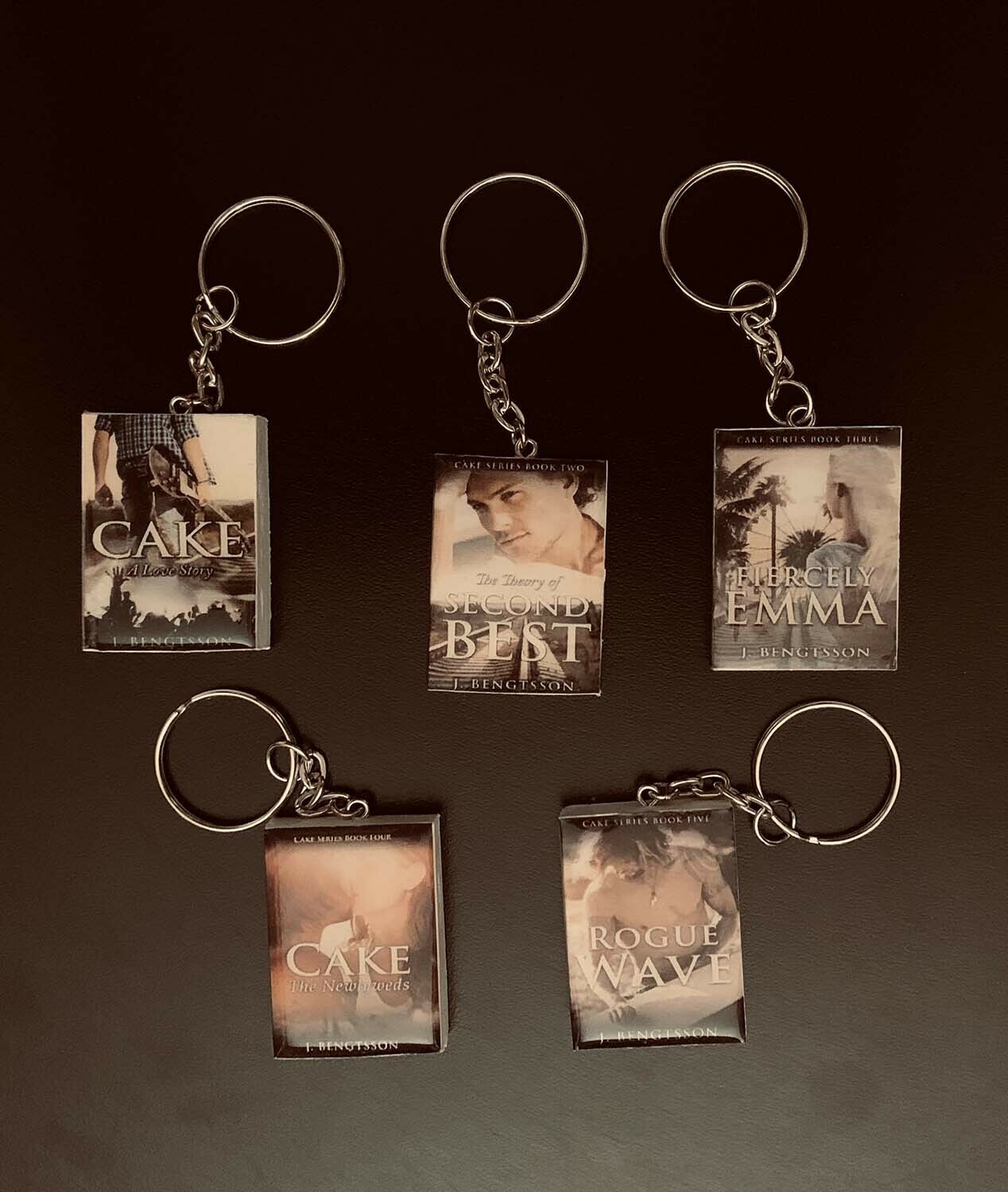CAKE Keychain - Set of 5 CAKE Keychain - Set of 5