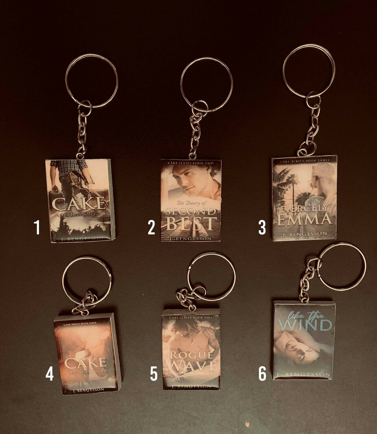 Mini Book Cover Keychain Mini Book Cover Keychain