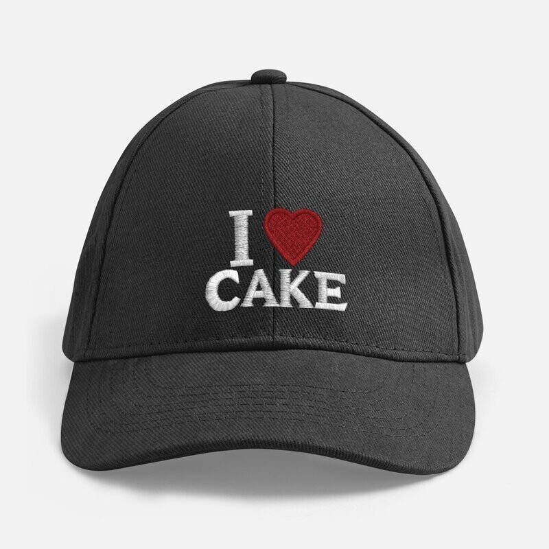 ‘I ❤️ CAKE’ Baseball Cap