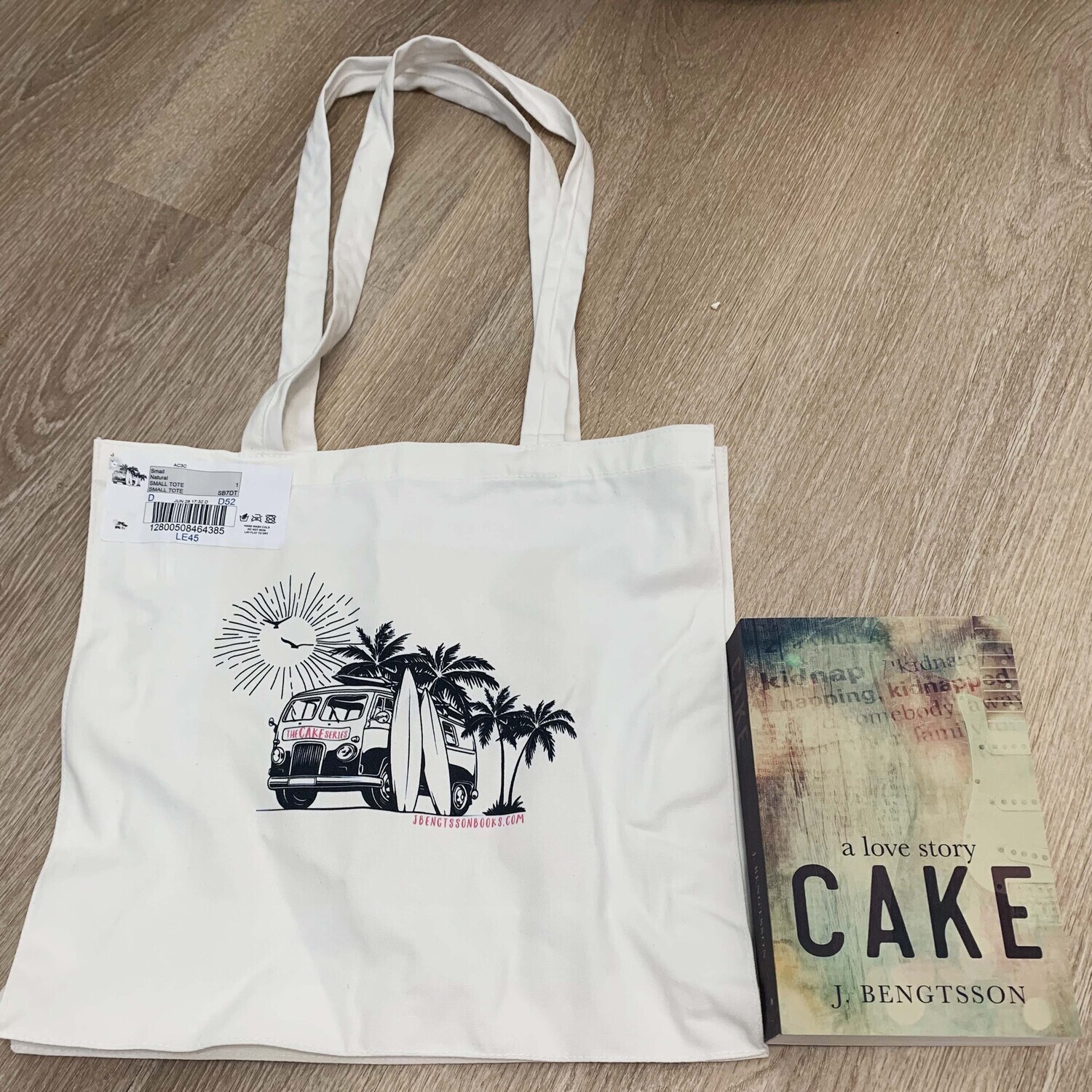 VW Beach Bus Small Cotton Tote Bag