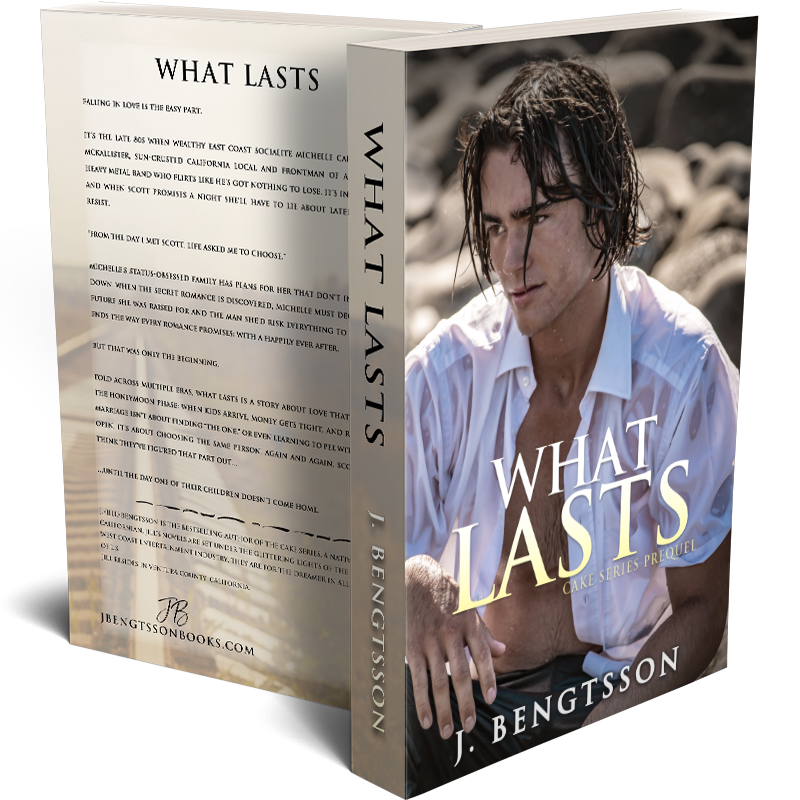 What Lasts Signed Paperback – A Cake Series Prequel