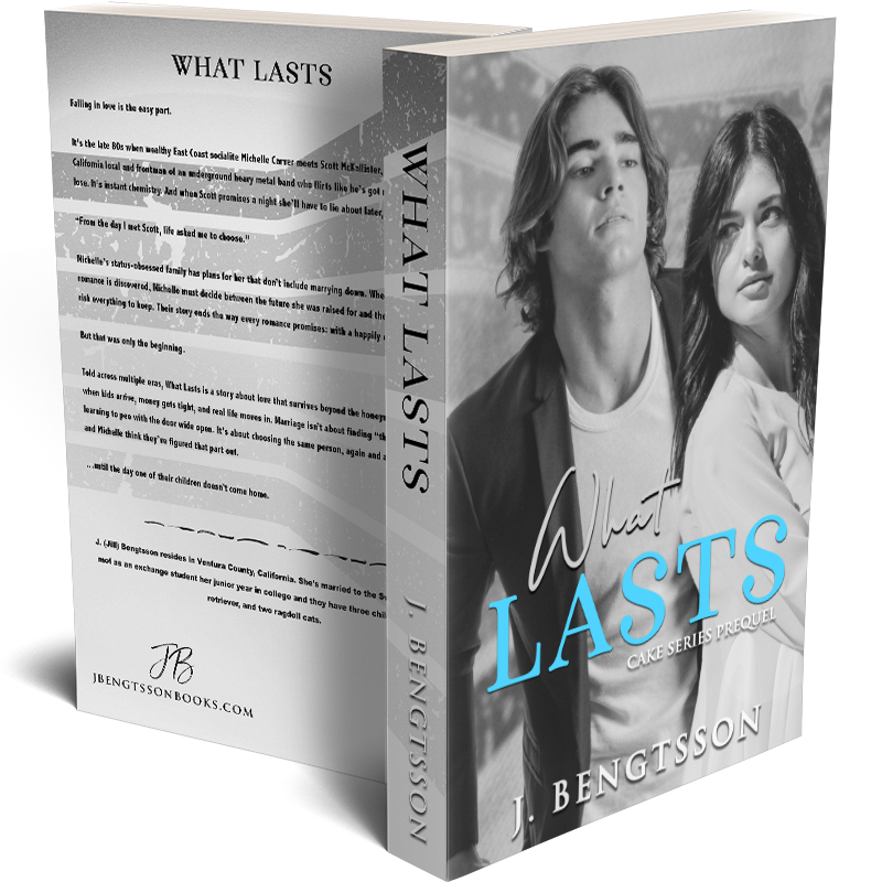 What Lasts Signed Paperback – A Cake Series Prequel