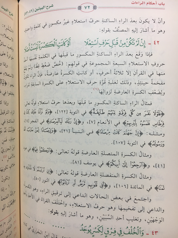 الشرح الوجيز على المقدمة الجزرية