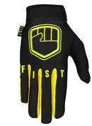 Fist Strapped Glove Fluro Yellow