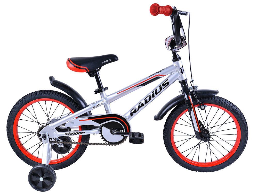 Radius Stinger 16" Kids Bike Silver