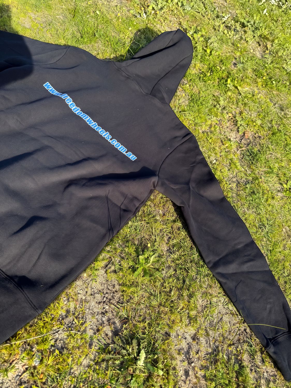 Freedom Wheels Hoodie, Black