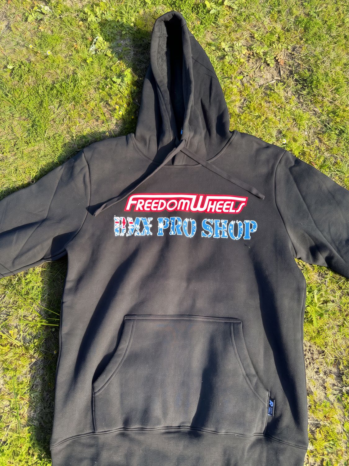 Freedom Wheels Hoodie, Black