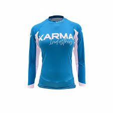 Blue and White Slim Jersey