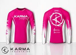 Pink and White Slim Jersey