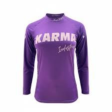 Purple and Silver Slim Jersey