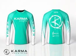 Teal and White Slim Jersey