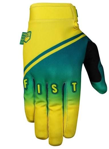Green N Gold Fist Gloves