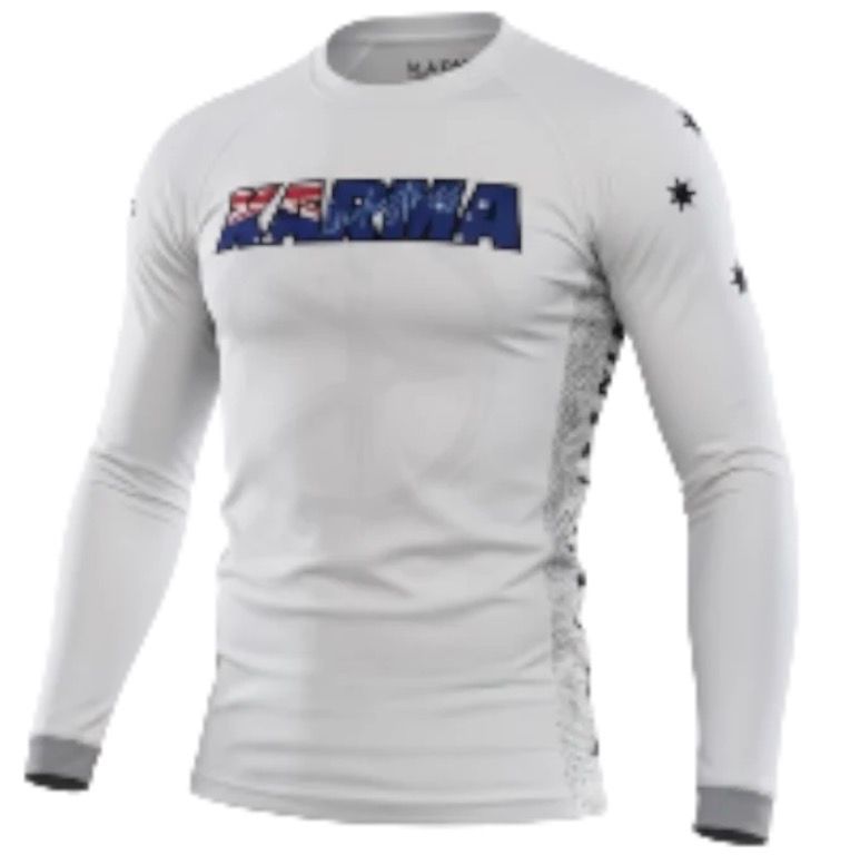 K.I. WHITE KARMA JERSEY (ULTRA SLIM - STRETCH)