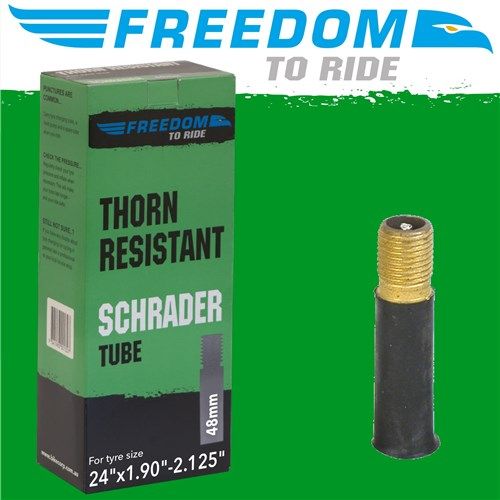 Tube - Thorn Resistant Schrader 24"x1.90"-2.125" (20) 48mm