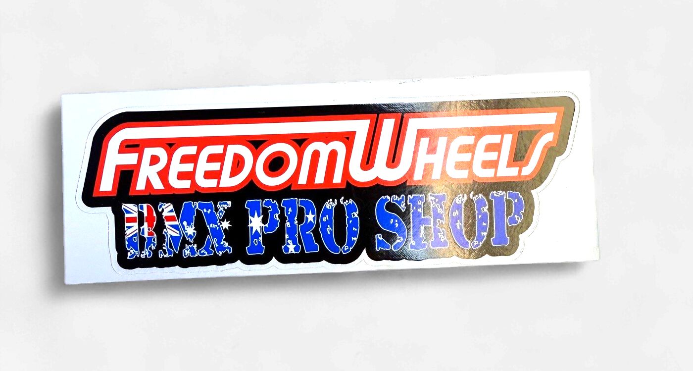 Freedom Wheels Logo Sticker