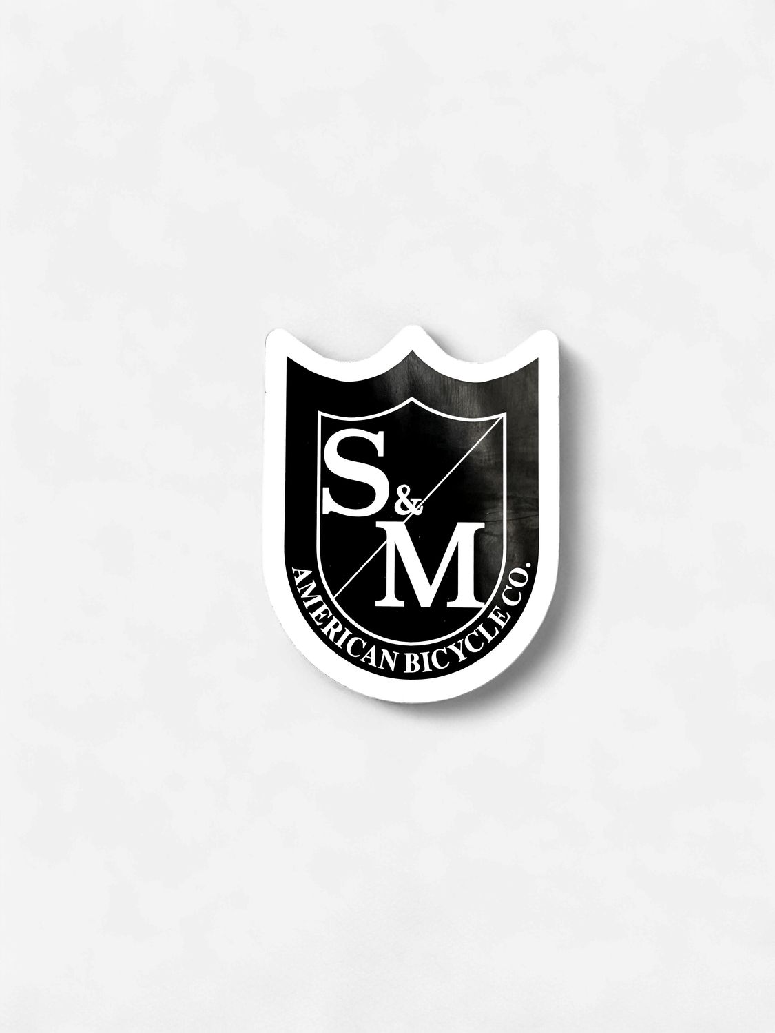 S&amp;M Black/White Sticker