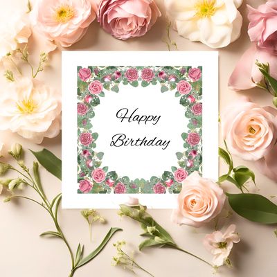 Floral / Foliage Birthday Cards