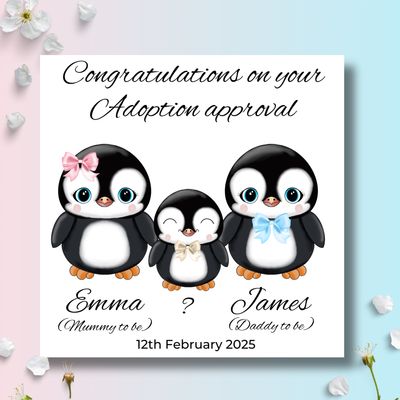 Adoption, placement and approval cards
